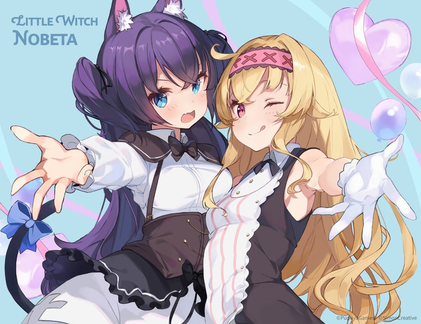 nobeta, phyllis, and nonota (little witch nobeta) drawn by oneko