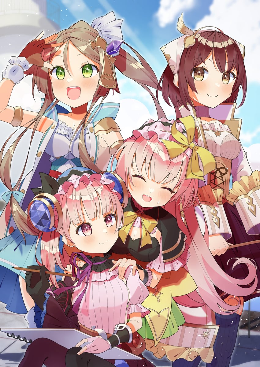 sophie neuenmuller, firis mistlud, suelle malen, and lydie malen (atelier and 1 more) drawn by applepie_1201