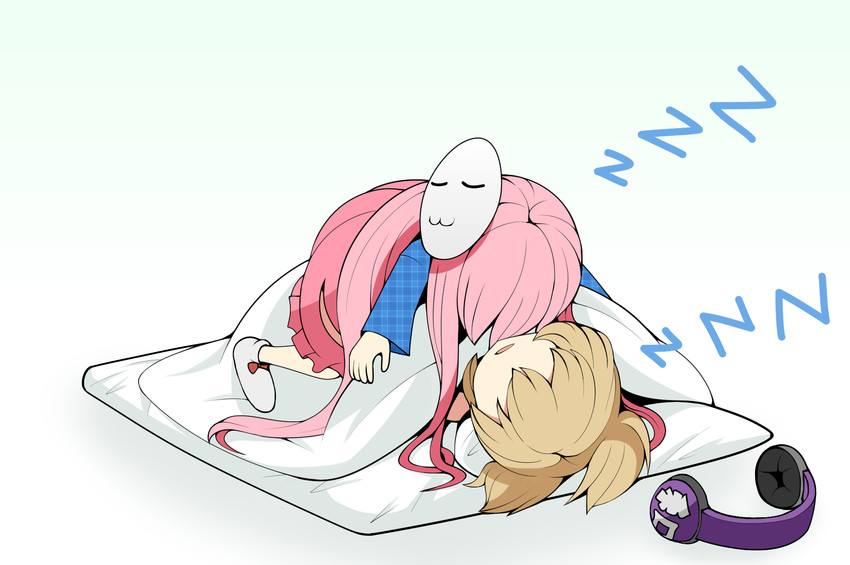 toyosatomimi no miko and hata no kokoro (touhou) drawn by azuki_(azuki_shot)