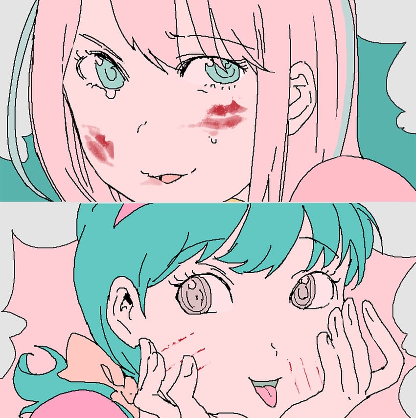 yowai totoko and hashimoto nyaa (osomatsu and 1 more) drawn by dlsso21