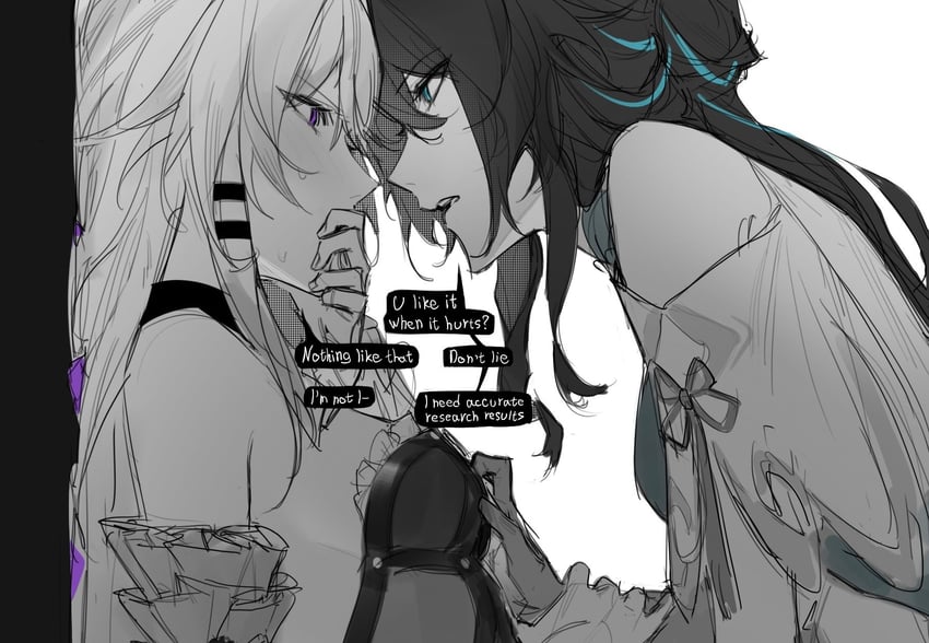 herta, the herta, and ruan mei (honkai and 1 more) drawn by 1nuyaki