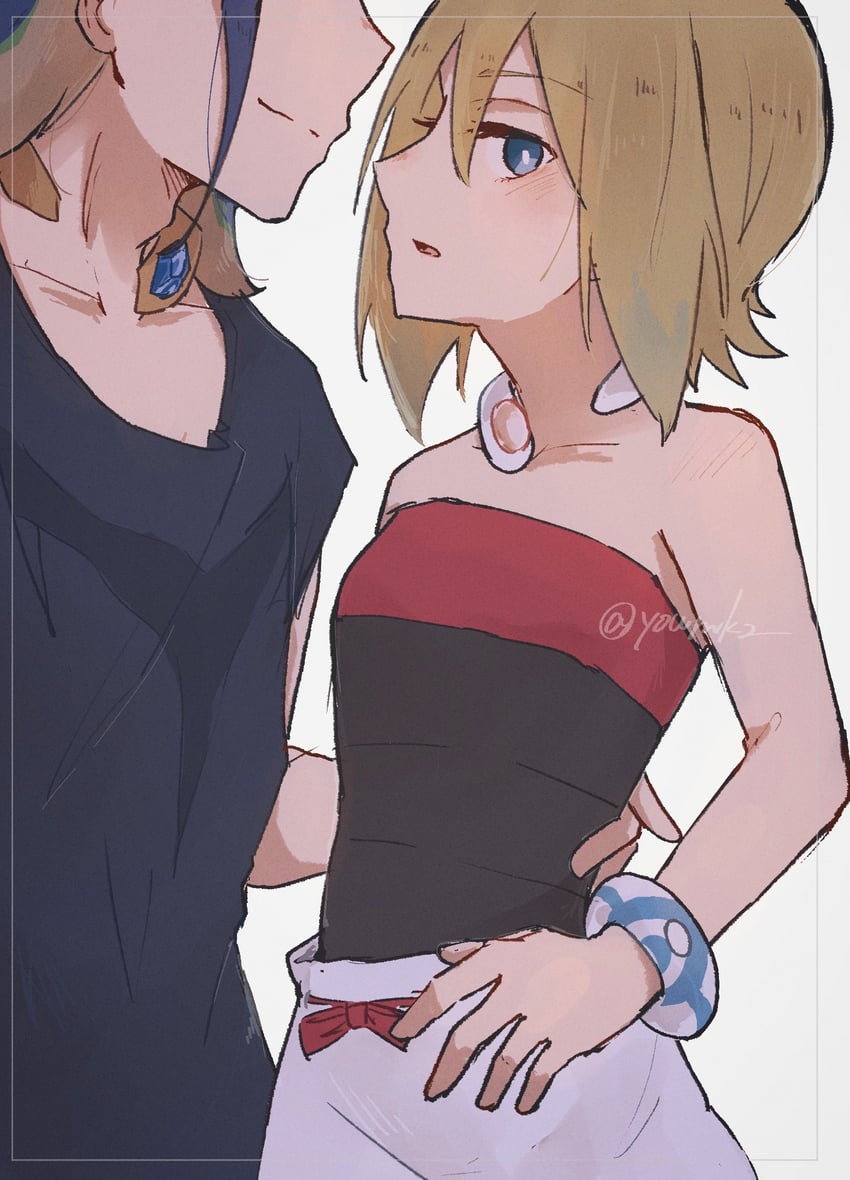 irida and adaman (pokemon and 1 more) drawn by keiki_(youmkz)