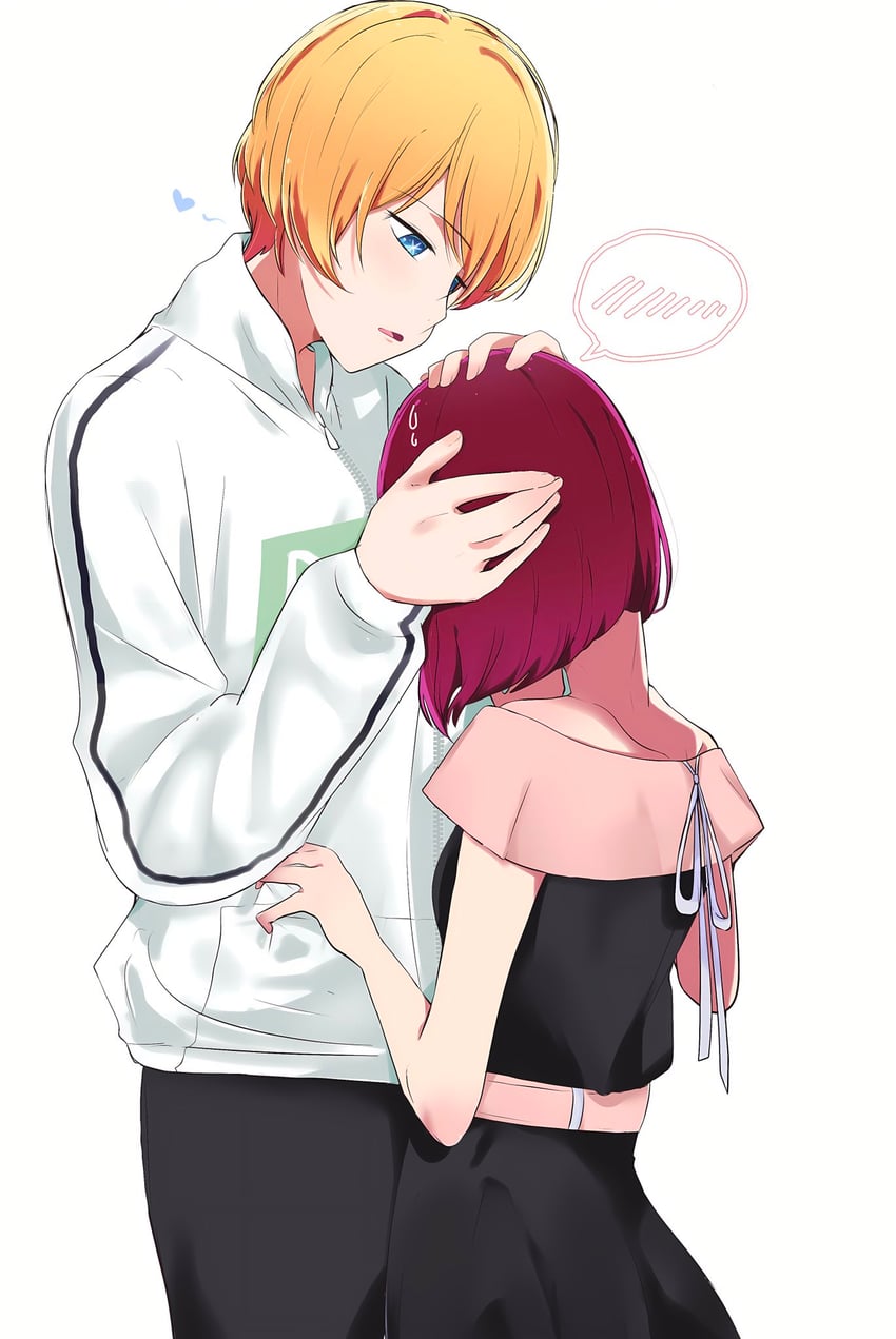 arima kana and hoshino aquamarine (oshi no ko) drawn by risdelusions