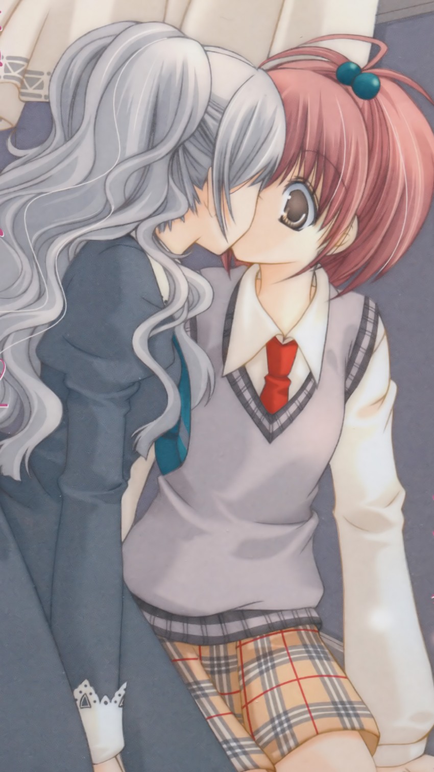 aoi nagisa and hanazono shizuma (strawberry panic!) drawn by maki_chitose