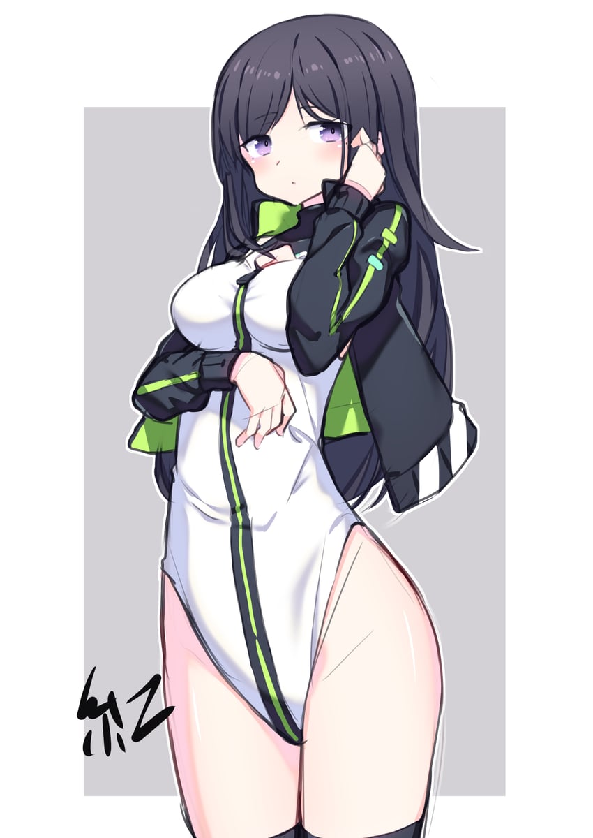 kagome misaki (alice gear aegis) drawn by ben1shoga