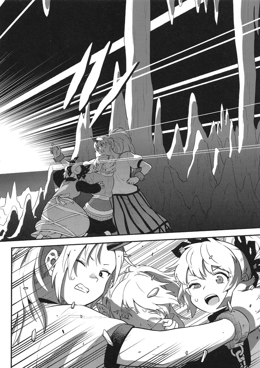 mizuhashi parsee, hoshiguma yuugi, and kurodani yamame (touhou) drawn by fuuzasa