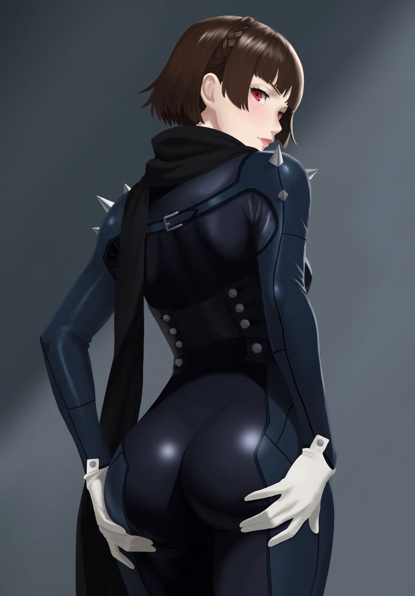 niijima makoto and queen (persona and 1 more) drawn by mikan_zakuro