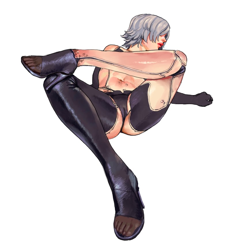 a2 (nier and 1 more) drawn by ken_sogen