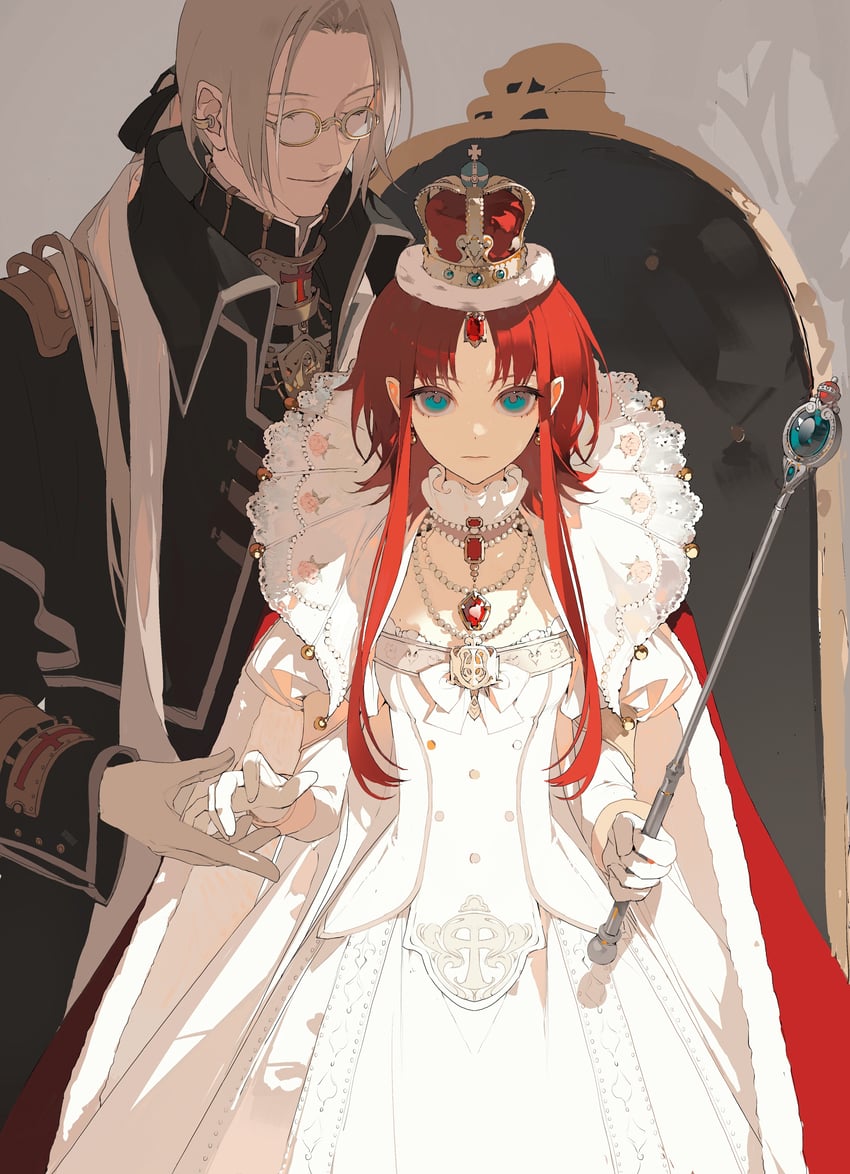 abel nightroad and esther blanchett (trinity blood) drawn by chongzhen_085