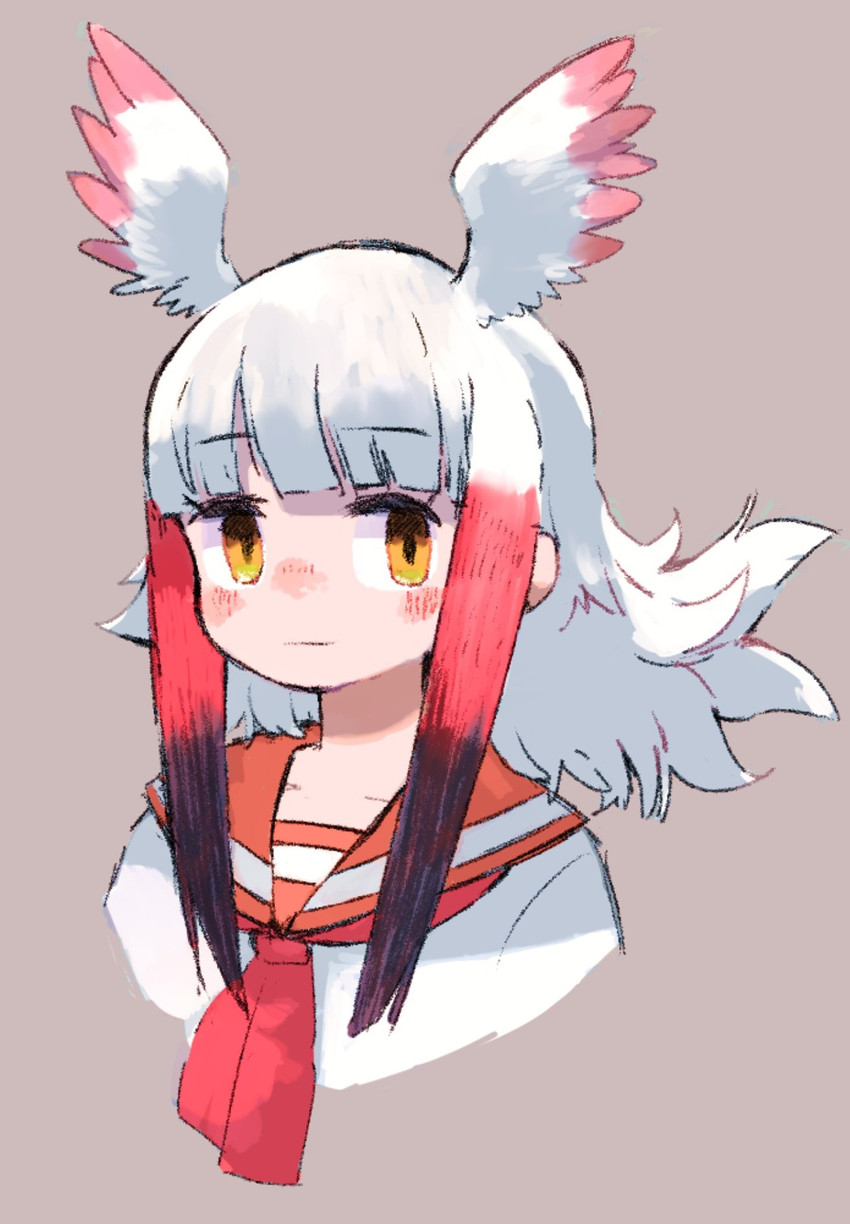 japanese crested ibis (kemono friends) drawn by naka_(buttergirl_02)