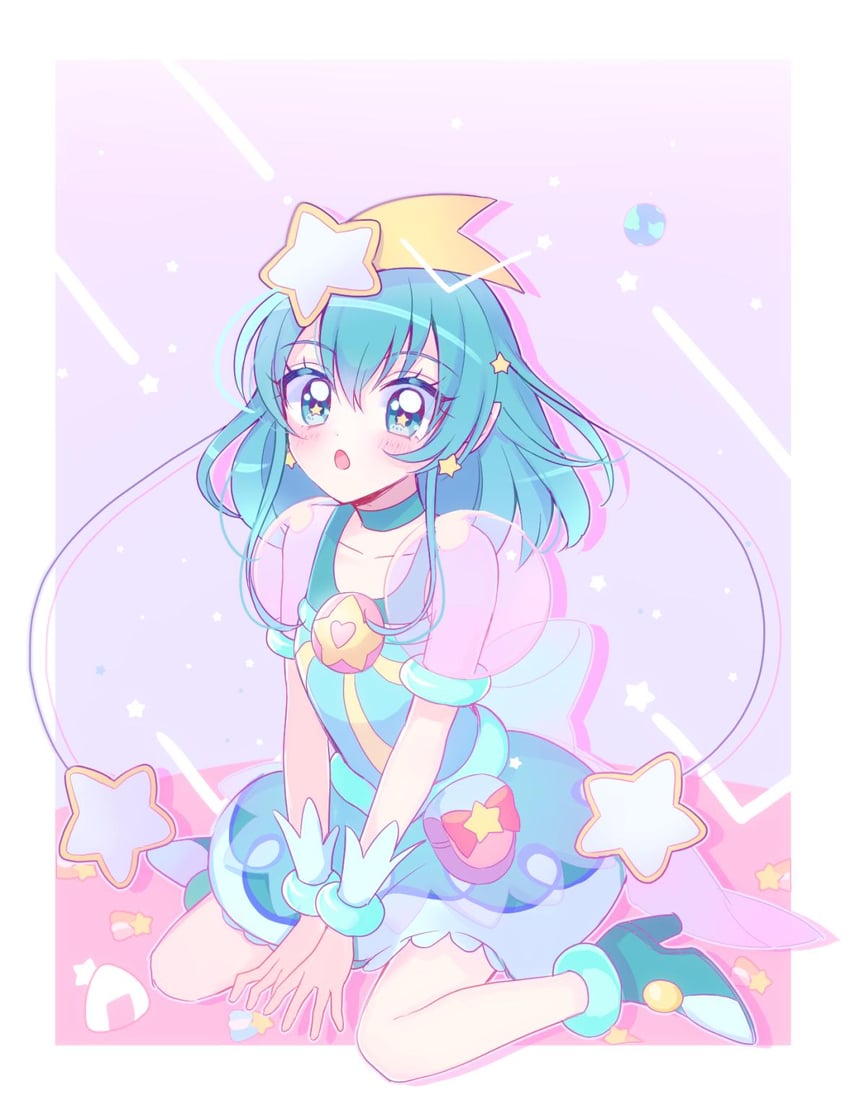 hagoromo lala and cure milky (precure and 1 more) drawn by kojikoji