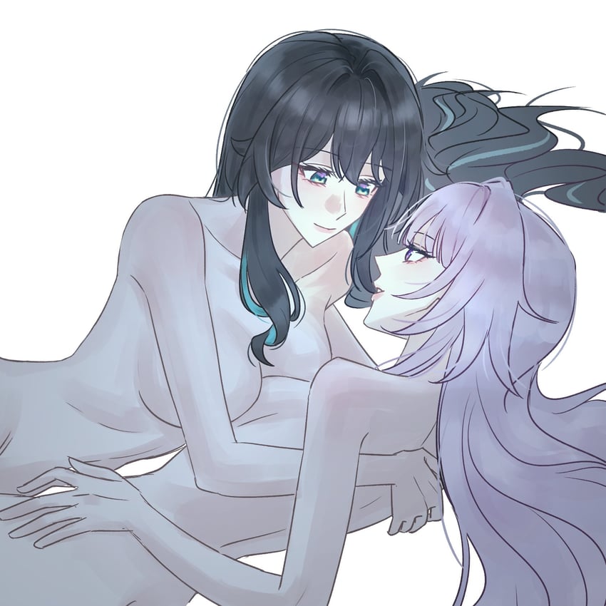 herta, the herta, and ruan mei (honkai and 1 more) drawn by voaxnvoa