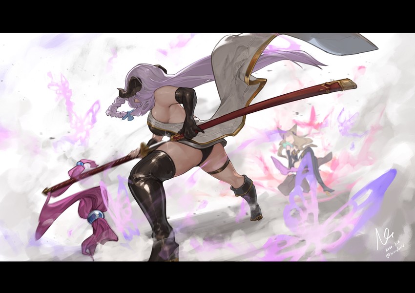 narmaya and metera (granblue fantasy and 1 more) drawn by n9+