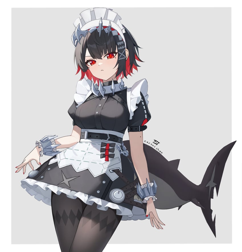 ellen joe (zenless zone zero) drawn by prickly-chan_(ycactussprout)