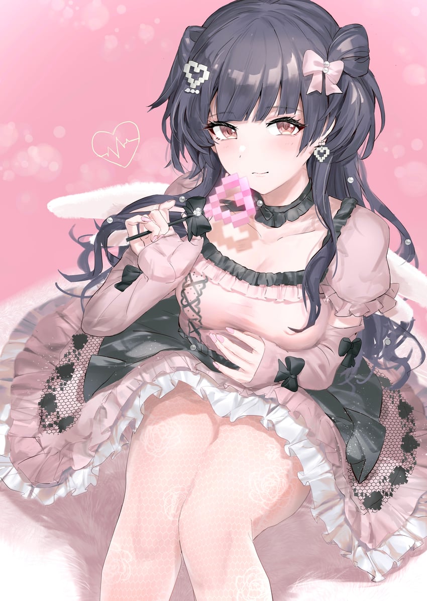 mayuzumi fuyuko (idolmaster and 1 more) drawn by powder_is_kona