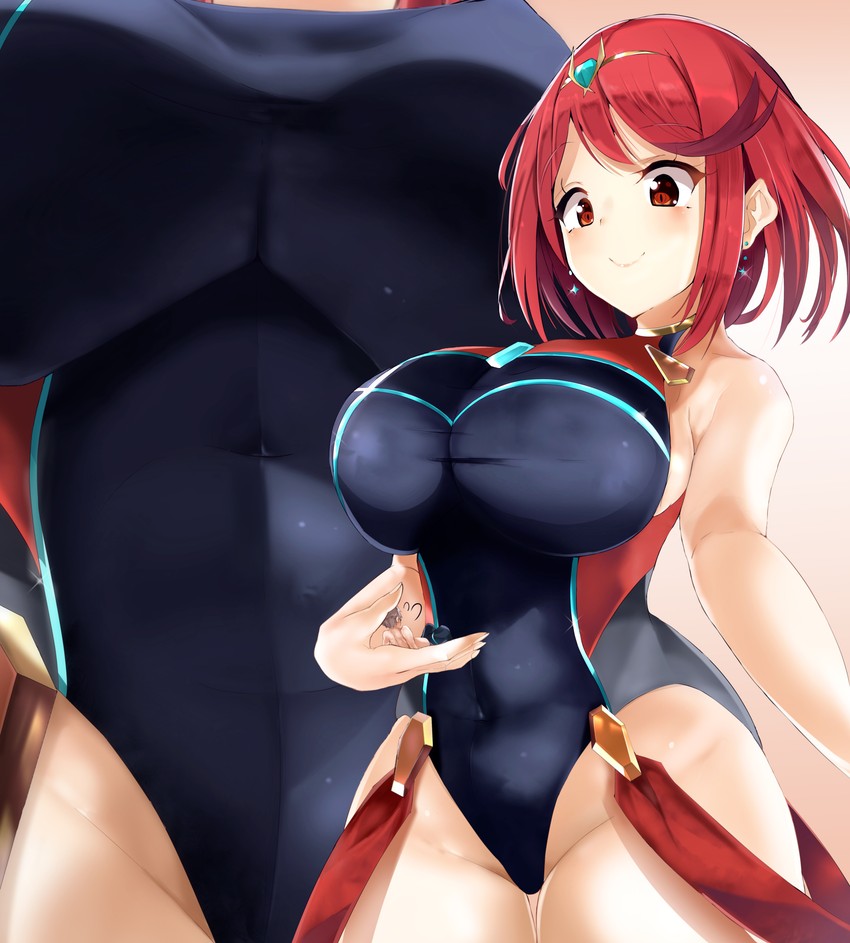 pyra and rex (xenoblade chronicles and 1 more) drawn by alicemagic