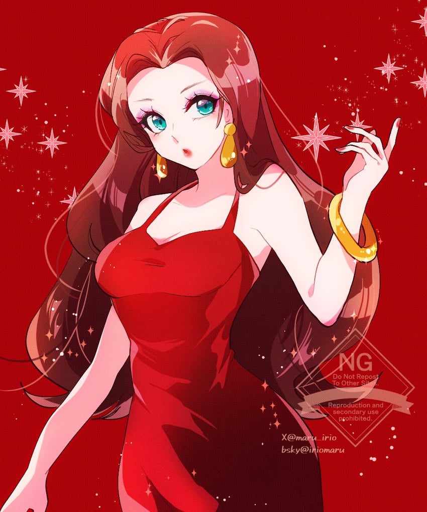 pauline (mario and 1 more) drawn by indisk_irio