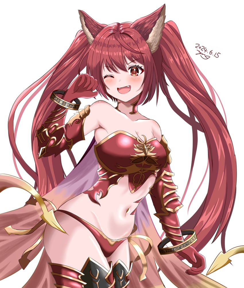 cerberus (granblue fantasy and 1 more) drawn by yanapy