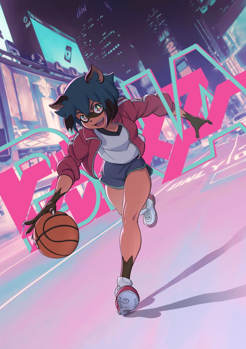 kagemori michiru (brand new animal) drawn by kobu_ride