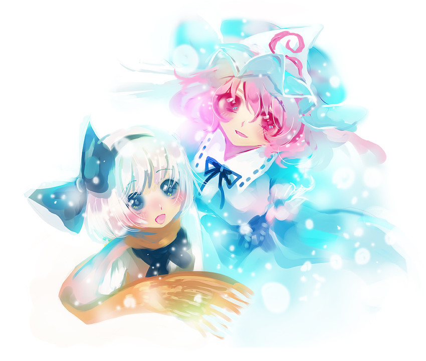 konpaku youmu and saigyouji yuyuko (touhou) drawn by yutsuka_(amyucca)
