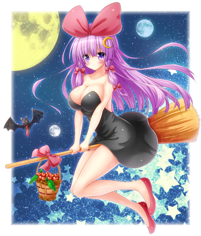 patchouli knowledge (touhou and 1 more) drawn by osashin_(osada)