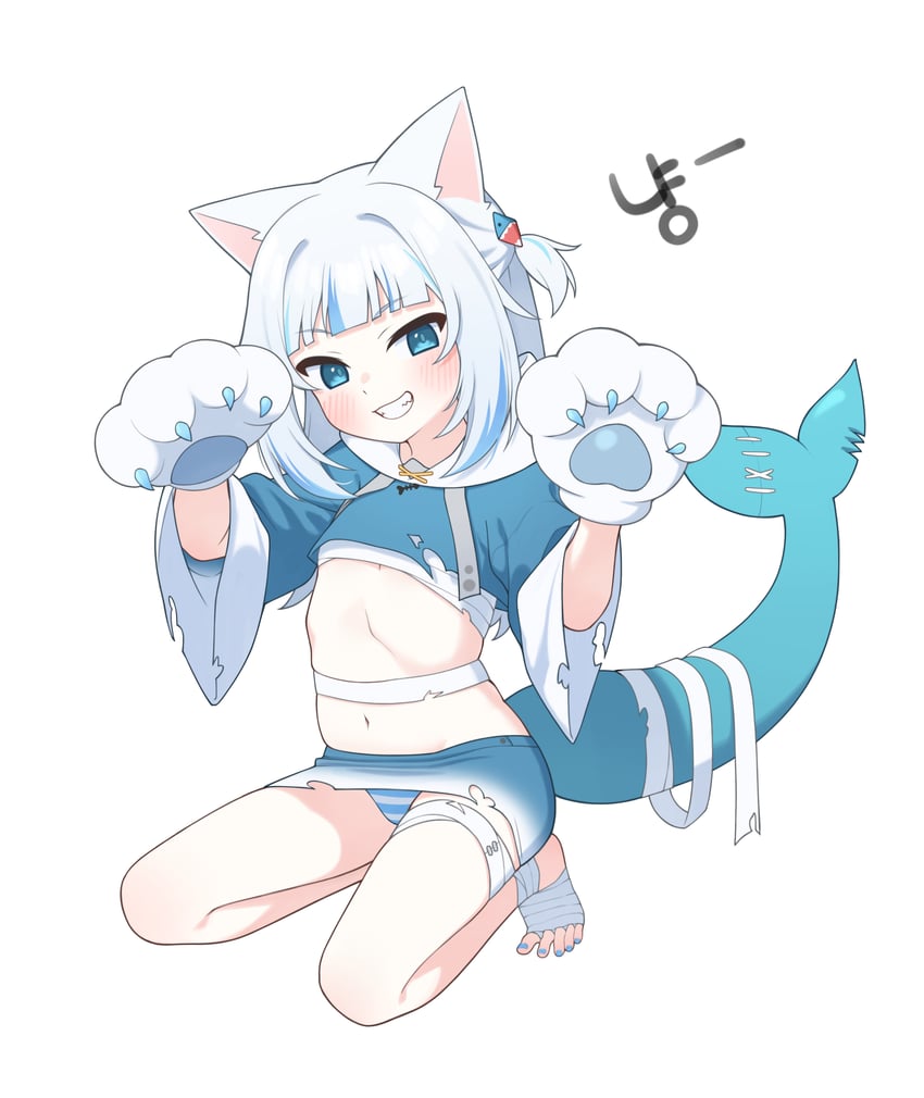 gawr gura (hololive and 1 more) drawn by ugaaaa1