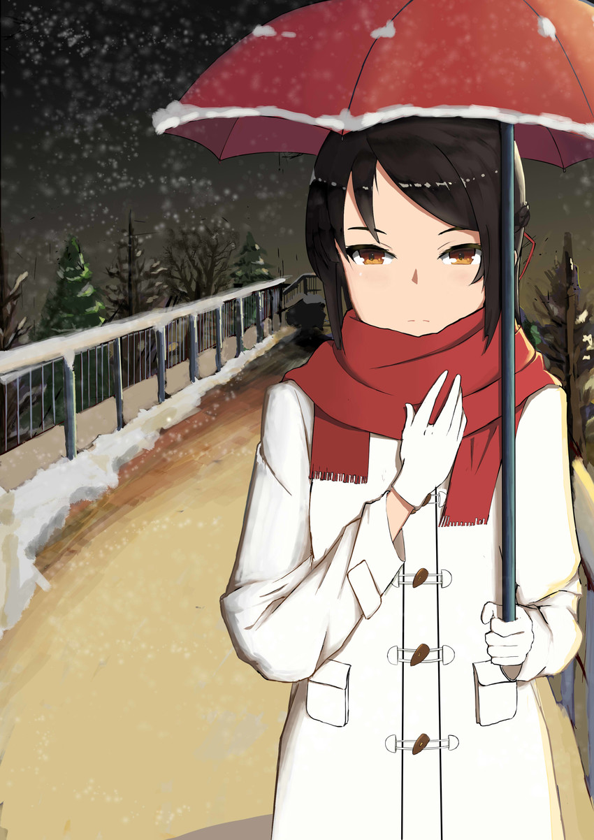 miyamizu mitsuha (kimi no na wa.) drawn by icecold_(zcx964)