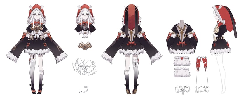 no. 21 and no. 21: xxi (punishing: gray raven) drawn by cuicuijiao