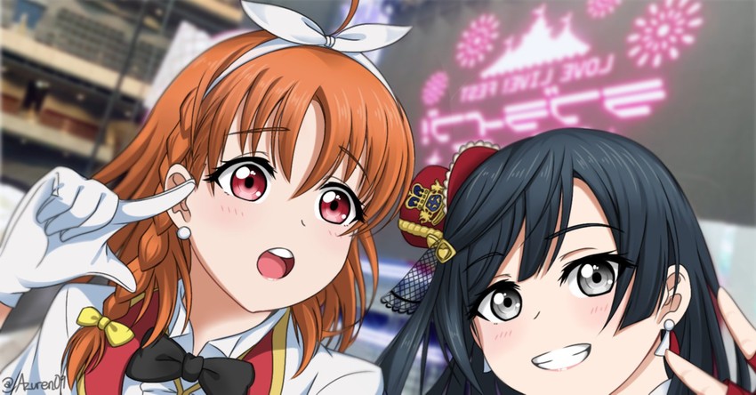 takami chika, yuki setsuna, kusunoki tomori, and inami anju (love live! and 3 more) drawn by jan_azure