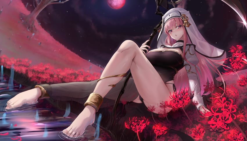 mori calliope (hololive and 1 more) drawn by kuutamo