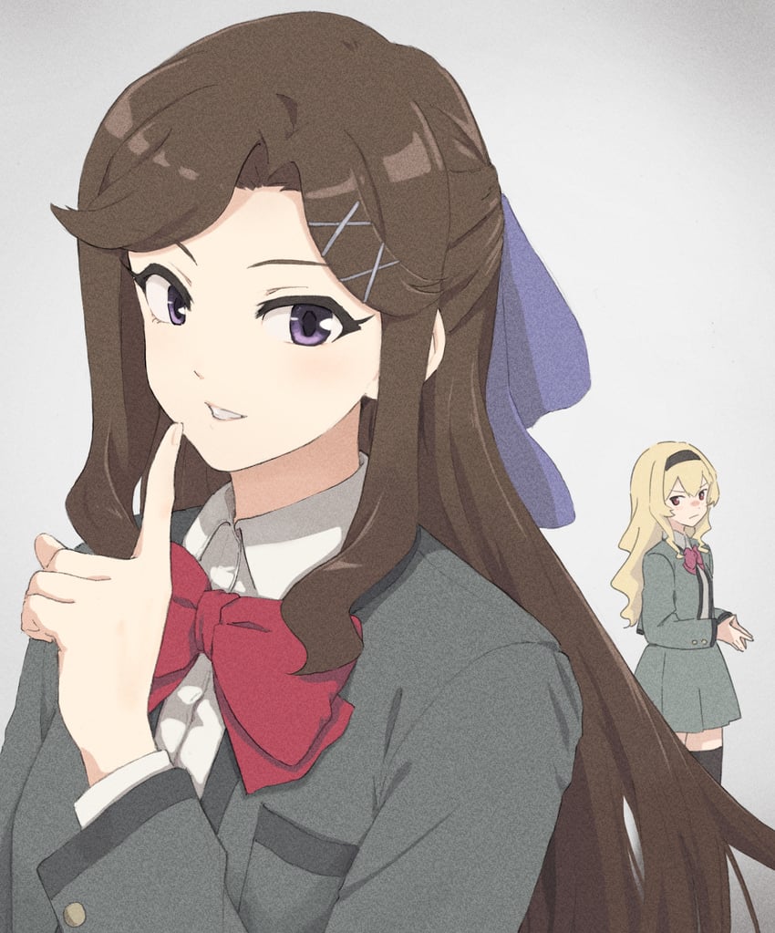 saijou claudine and tendou maya (shoujo kageki revue starlight) drawn by shiratama_(hockey)
