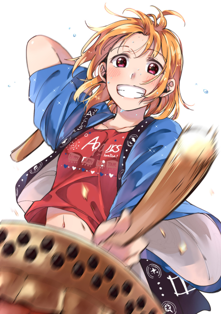 takami chika (love live! and 1 more) drawn by kougi_hiroshi
