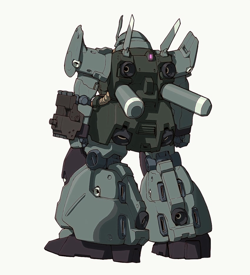 gouf, gouf custom, geara zulu, and gouf flight type (original and 3 more) drawn by tessaku_ro