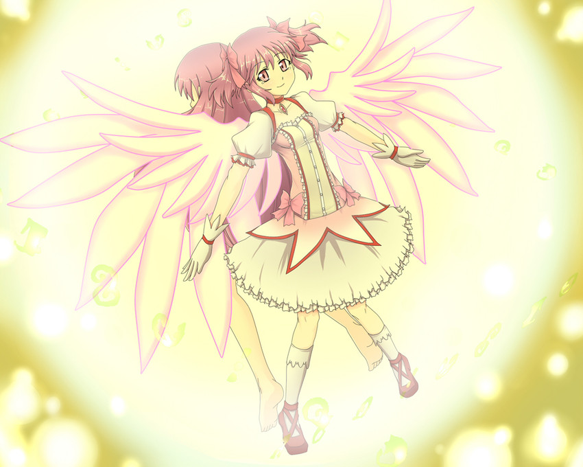 kaname madoka (mahou shoujo madoka magica) drawn by nitoro-star