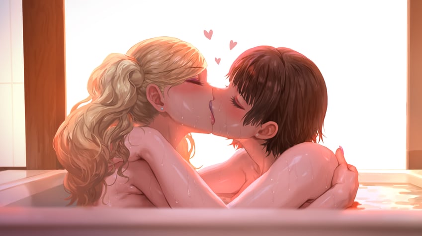 takamaki anne and niijima makoto (persona and 1 more) drawn by yuritamashi