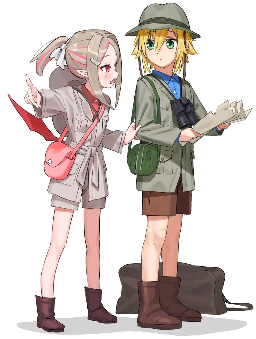 makaino ririmu and uzuki kou (nijisanji) drawn by suisei_lens