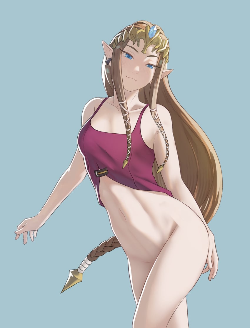 princess zelda (the legend of zelda and 1 more) drawn by pomelomelon