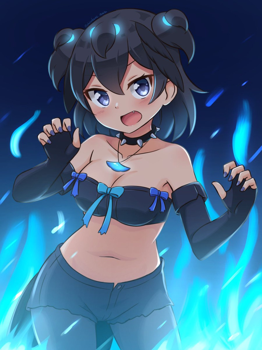 superb bird-of-paradise and cerberus (kemono friends) drawn by shiraha_maru