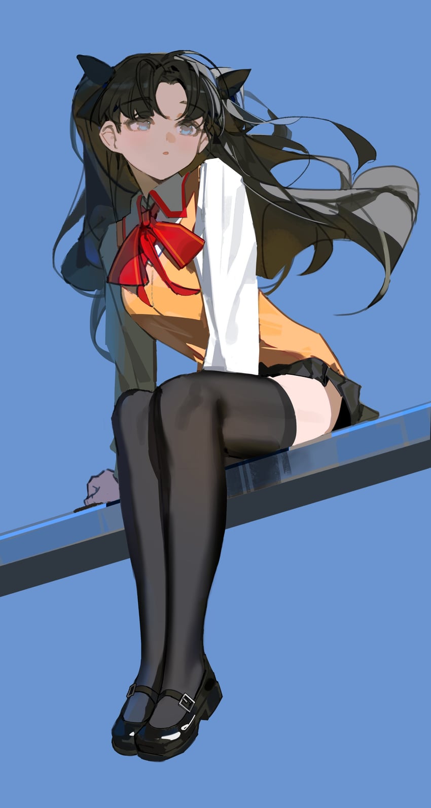 tohsaka rin (fate and 1 more) drawn by rosehip_t72