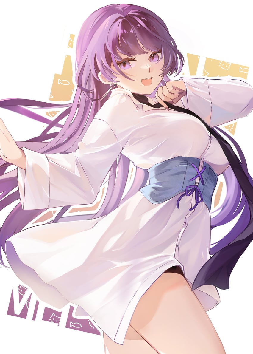 raiden mei (honkai and 1 more) drawn by mofumanju