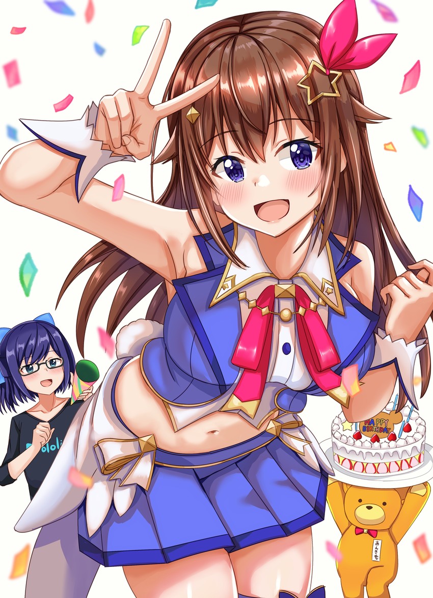 tokino sora, a-chan, and ankimo (hololive) drawn by nootomo