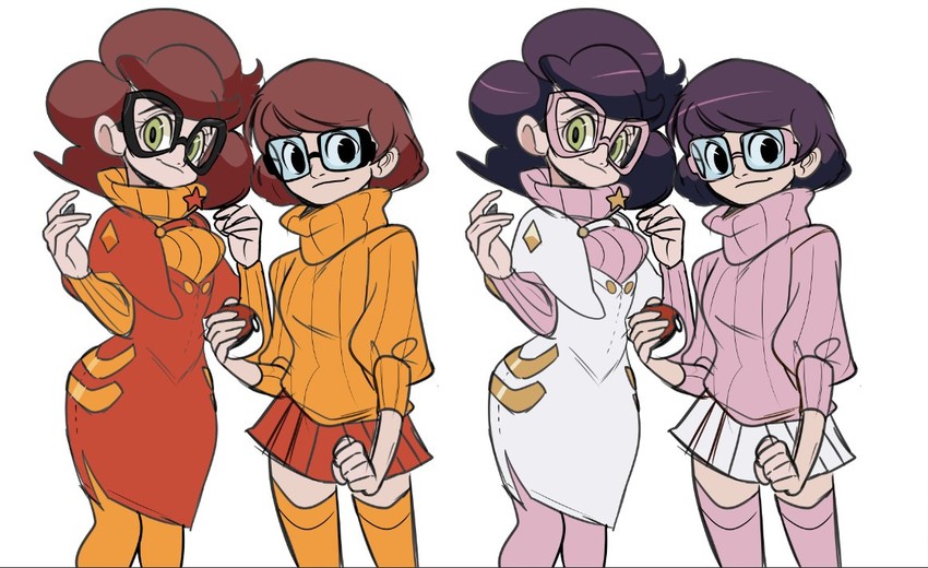 wicke and velma dinkley (pokemon and 2 more) drawn by kristen_bailey