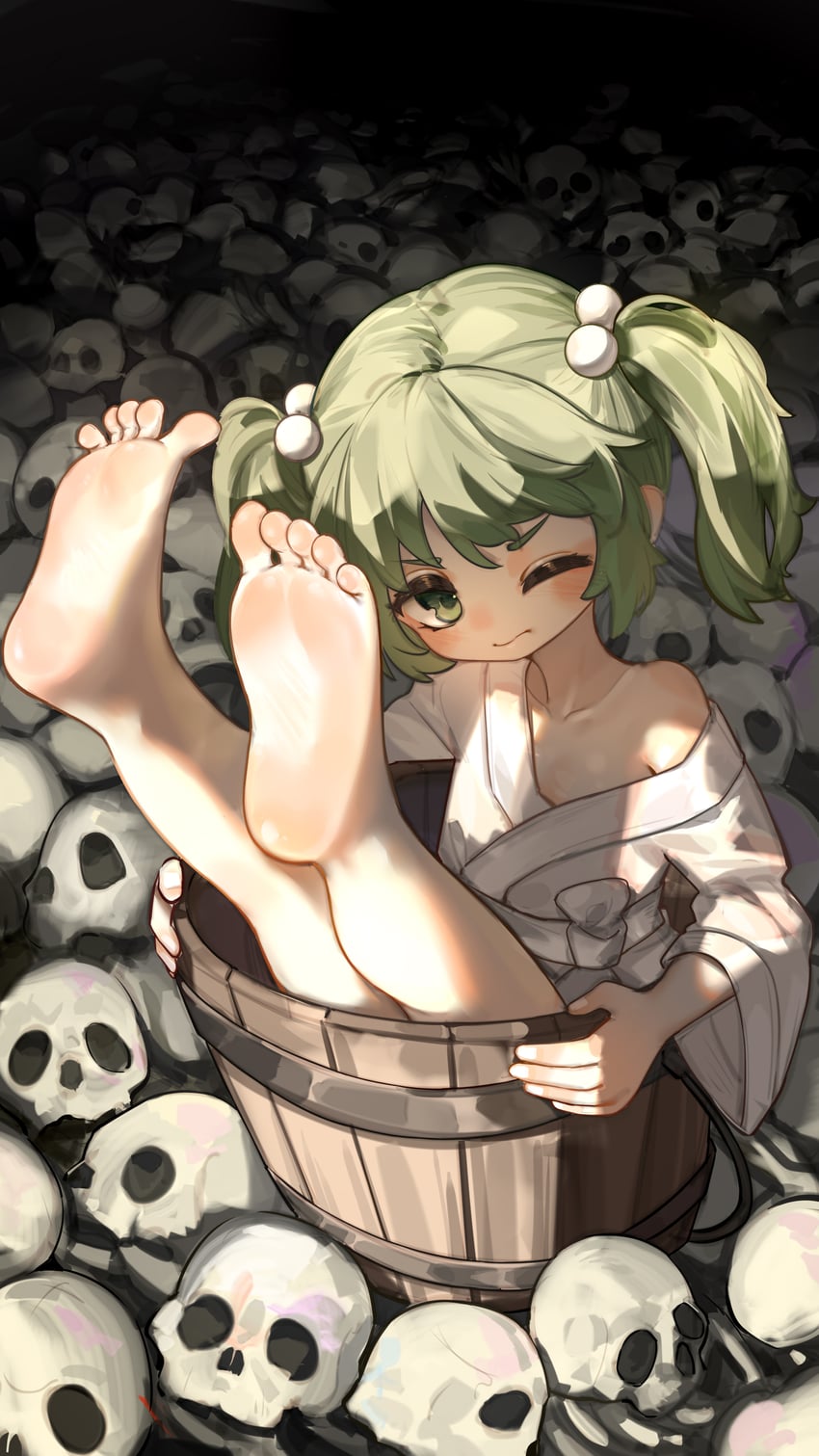 kisume (touhou) drawn by kourou_(kouroukun)