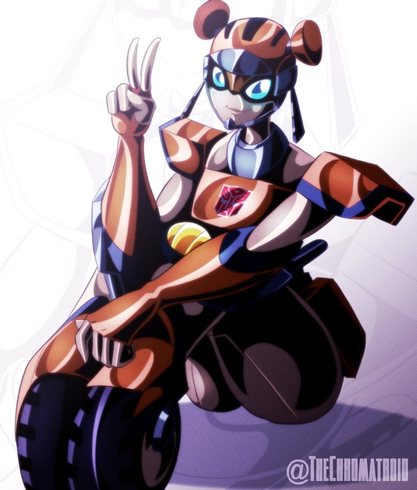 lickety split (transformers and 1 more) drawn by thechromatroid