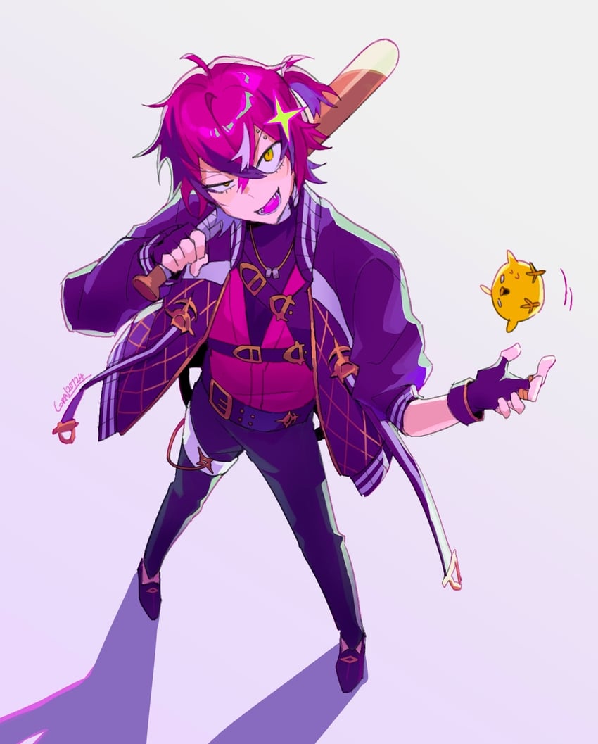 doppio dropscythe (nijisanji and 1 more) drawn by coral_(coral_l33)