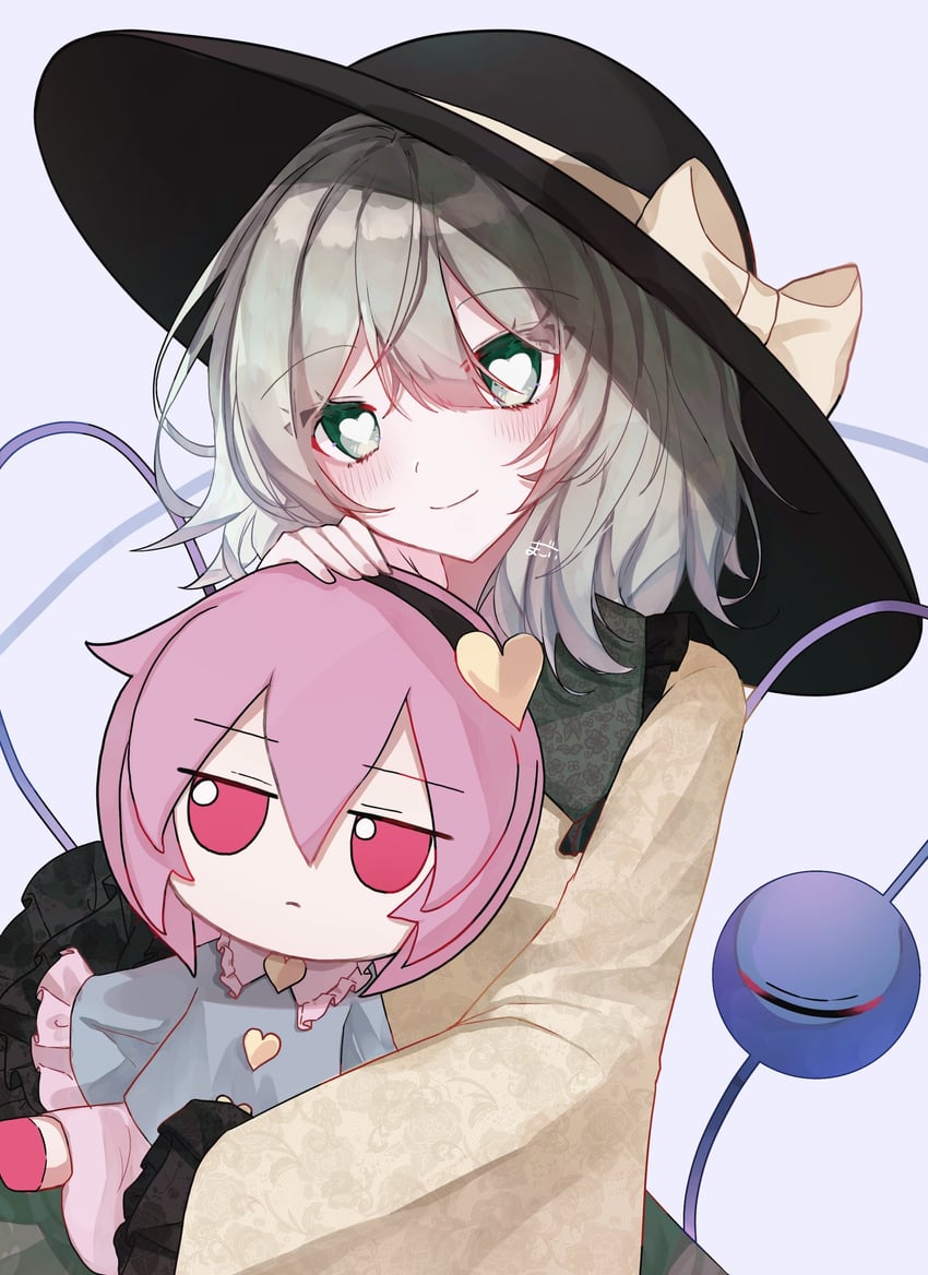 komeiji koishi and komeiji satori (touhou) drawn by shion_343
