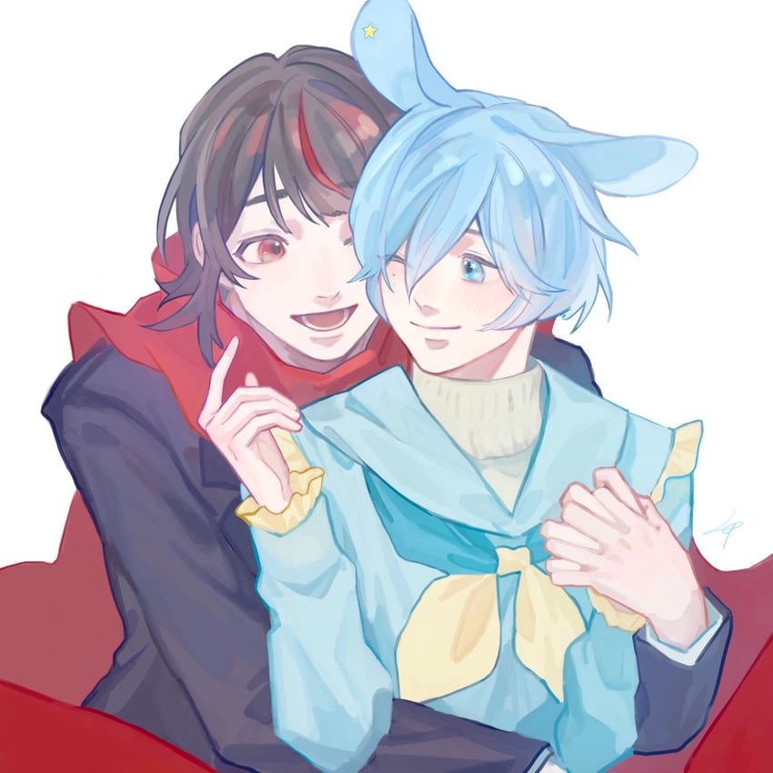 mello and ren tokunaga (dream e) drawn by aino0219