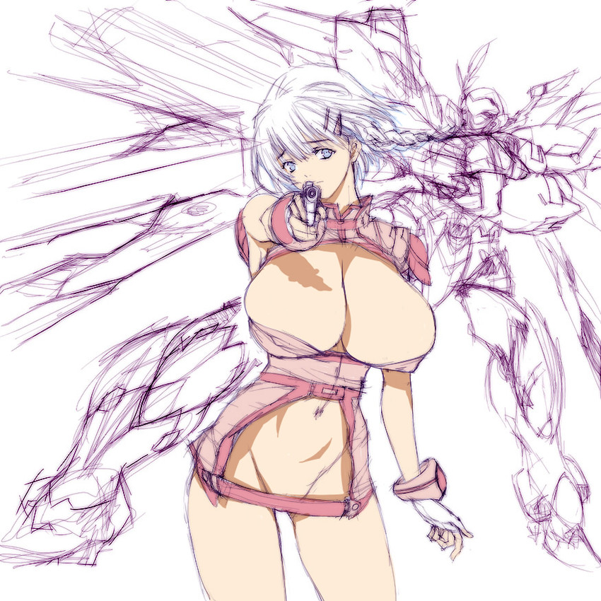 seolla schweizer and wildfalken (super robot wars and 1 more) drawn by q_azieru