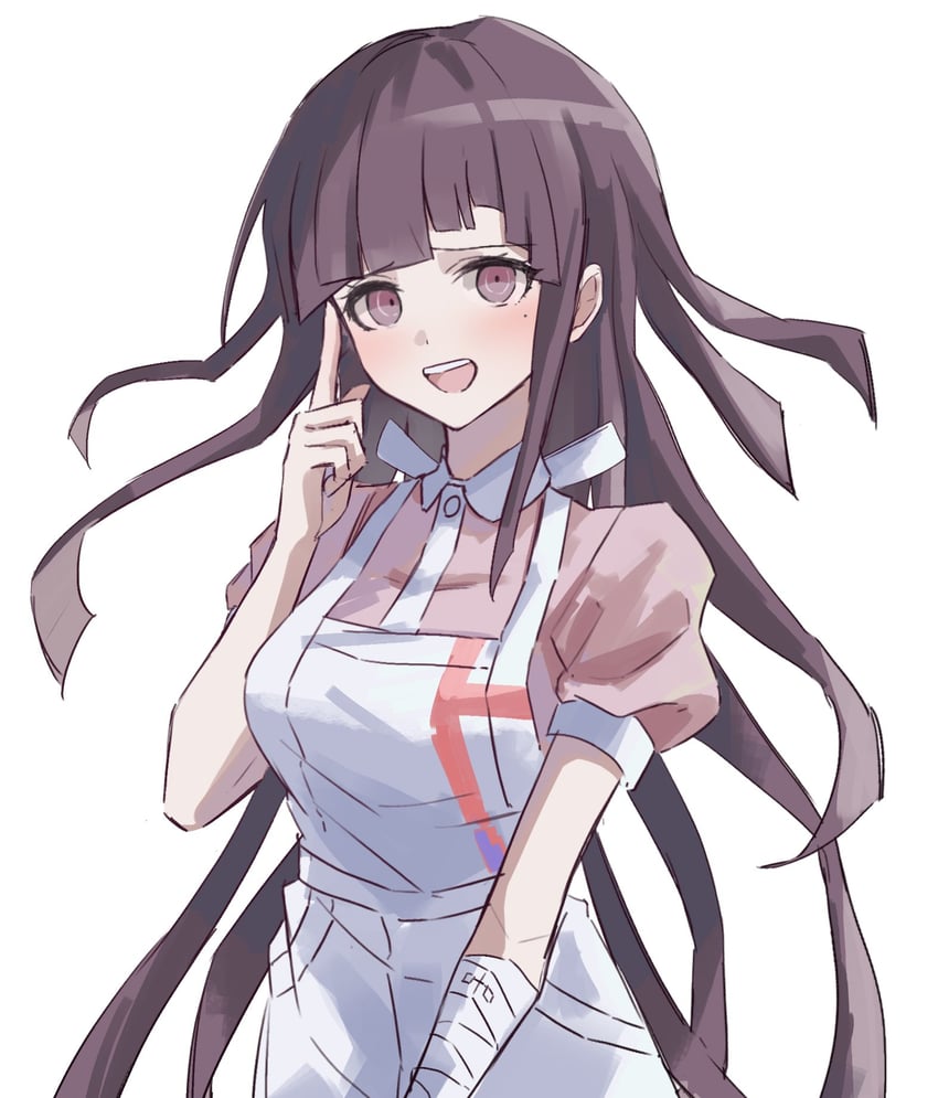 tsumiki mikan (danganronpa and 1 more) drawn by rishaku_(user_cuwx8758)