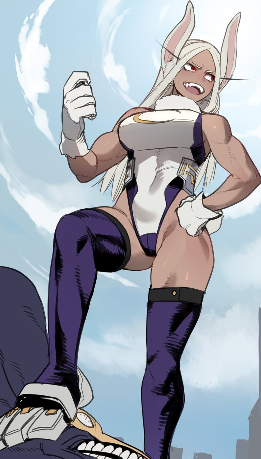 mirko (boku no hero academia) drawn by ratatatat74
